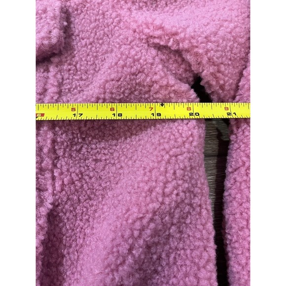 Sebby Womens Contemporary Fit Long Sleeve Faux Fur Jacket - Pink Medium 122 - Picture 5 of 8